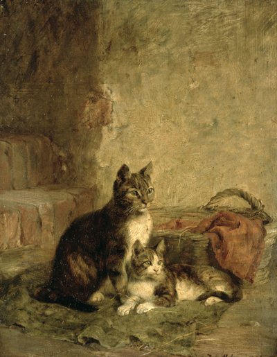 Katzen, 1883 von Julius Adam